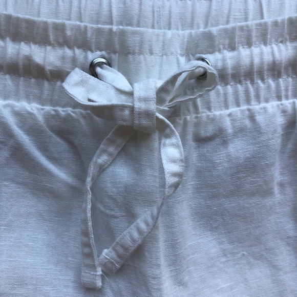 Amazon Essentials Womens Tanjay Linen Cotton Blend Straight Leg Pants White XL - Picture 8 of 9